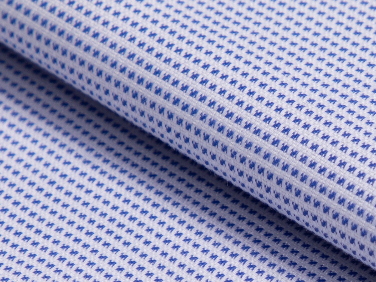 Everglade Wrinkle-Free Dark Blue · CANVAS-5 shirting