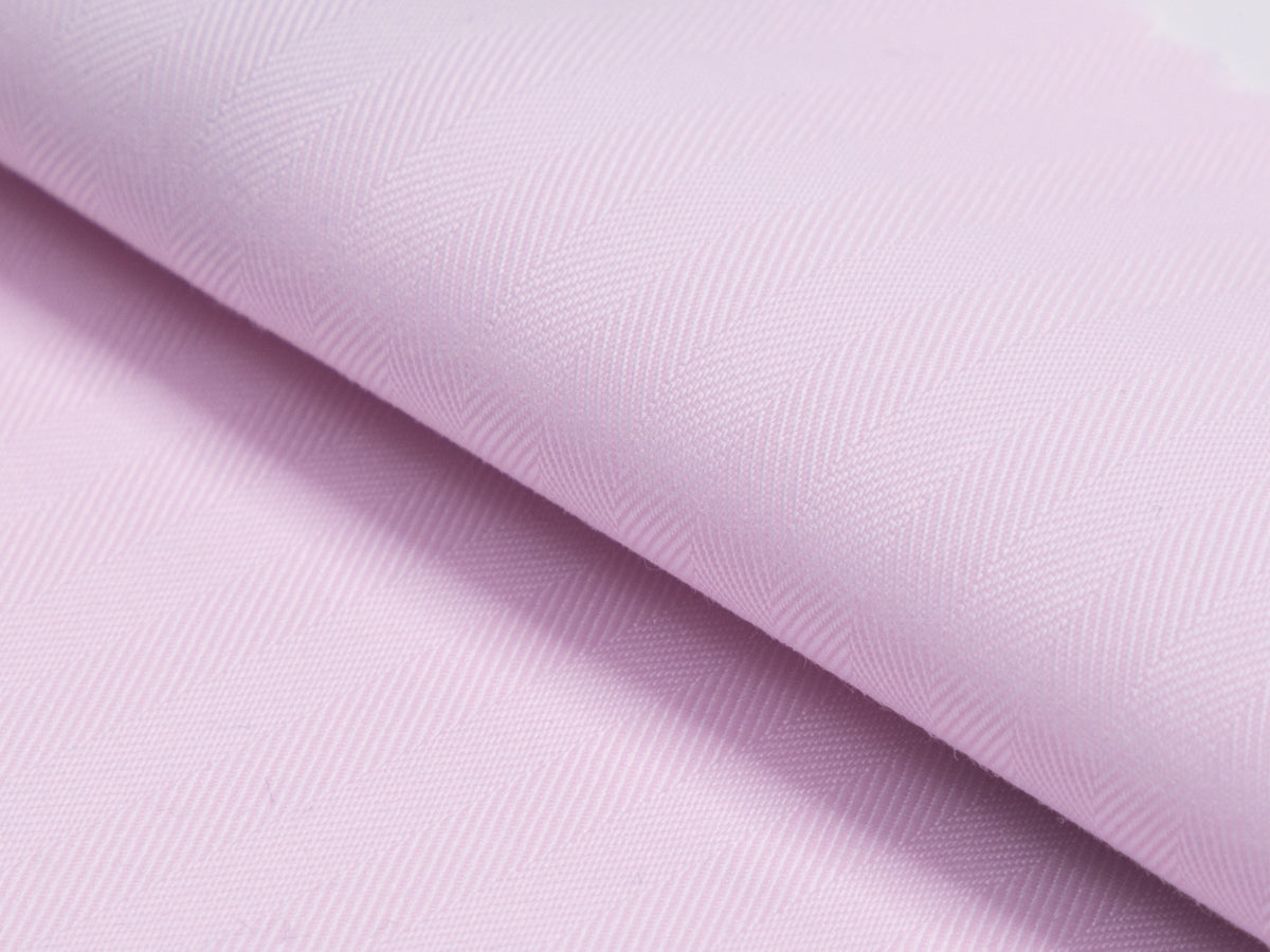Everglade Wrinkle-Free Pink · HERRINGBONE-2 shirting